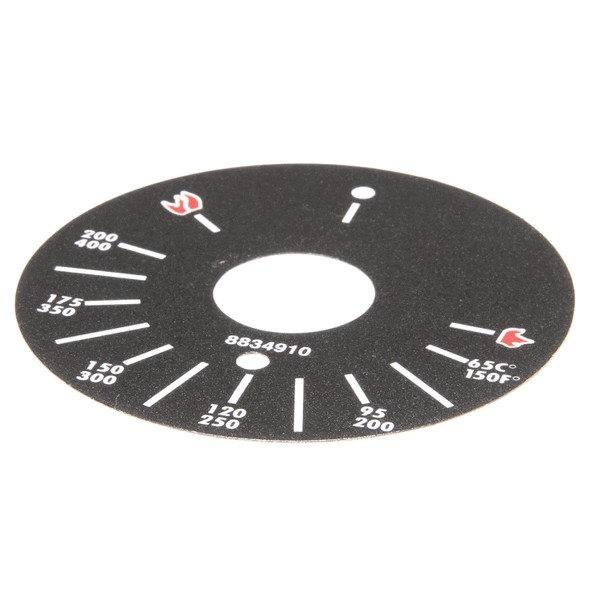 (image for) Bakers Pride AS-8834910 DECAL DIAL PLATE THERMOST ATIC GRIDDLE